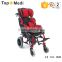 Aluminum Frame Reclining Paralysis Cerebral Wheelchair with Safety Belt