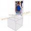 clear acrylic ballot box and donation boxes
