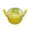 Wholesales round lunch box with dividers