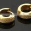 stainless steel simple jewelry fashion gold huggie earring designs for women