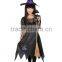 2015 Halloween costume for girl Dance Costumes for Kid Witch Suit and HAT Party Costume Halloween Chrismas Costume dress