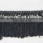 high quality black tassel fringe 100% nylon tassel lace trim new design lace for clothes