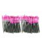 100pcs 3d fiber hair disposable mascara eyelash brush wand