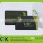 frosted surface VIP card with embossed number