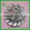 Custom stainless steel blower impeller parts, precision cnc machining aluminum blower impeller