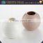 Wholesale glazed ceramic candle jar with dots