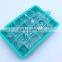 Popular item in summer wholesale silicone ice cube tray 24 grid