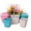 Square metal Flower Vase,colored vases