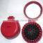15060305 folding plastic letter D cosmetic mirror with sewing kit
