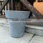 Tall sand painted plastic flower pot decorative plastic flower pot