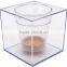 Crystal Cube Self-wating Clear Flower Pot Fish Tank