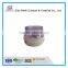 Set of 4 Purple Elegant Wholesale Glass Jars for Candle with Decoration