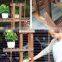 Good-looking wooden flower shelf