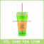 double wall plastic soft drink mugs with snacks food for USA market