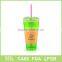 double wall plastic soft drink mugs with snacks food for USA market