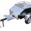 48" X 28" X 19" Aluminum White Plate Enclosed Motorbike Motorcycle / Car Trailer For Sale