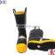 Cheap rubber boots fireman long rubber anti-fire boots for sale
