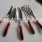 Digging hand tools names of carbon steel garden tool set