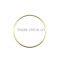 Brass Plate Large metal O ring for bag. High quality round ring with Butt Welded Steel wire rings ID 8"