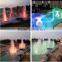 stainless steel outdoor colorful running music water speaker fountain