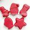 Silicone chiffon foot shaped jelly cake mold christmas soap molds pudding chocolate cup