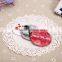 CJA01-OEM Makeup Pocket Plastic hand round mirror