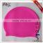 Customized Logo 100% Silicone Swimming Cap with Adult and Kid Size
