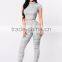 designers tracksuits Turtleneck Cap Sleeve Ribbed Crop Top And Leggings Two Piece Sets tracksuits designs
