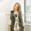 2016 latest design European style fashion long faux fur vest for woman