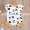 Hot selling baby boy clothes clothing cotton infant romper cute clothes baby rompers