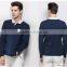 Hi-Q customized 100% cotton men long sleeve polo t-shirt