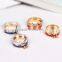 Korean style fashion zircon Titanium steel rings women titanium finger rings for love gifts