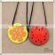 S16578A New arrival Candy-colored fruits pattern coin purse
