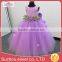 Purple Ball Gown Flower Girl Dress for 5-6 Years Girl