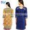 Clothing Apparel Cotton Om Ladies Printed Long Kurta Styles