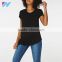 Black Jersey Top With Drawstring Tie Detailing Maternity Clothes Manufacturers