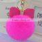 Bowknot Keychain Female Rex Rabbit Fur Ball Car Pendant Creative Bag Strap Pendant Key Chain