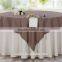 Cheap Hotel Banquet European Polyester Satin Table Cloth