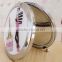 2015 New Vintage Double Sides Portable Foldable Pocket Metal Makeup Compact Mirror Woman Cosmetic