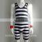 Striped sublimation blank wrestling singlets 5xl