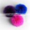 Stock genuine fox fur pom pom round fur ball accessory for decoration