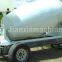 Self loading concrete mixer truck