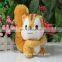 fluffy long tail squirrel plush animal toy for children's gifts