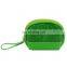 PU croco pattern round makeup bag mini cosmetic bag with zipper
