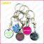 Custom Metal Soft Enamel Trolley Coin Keychain