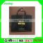2015 black color with gold logo non woven packaging tote bag