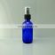 Empty clear Glass Spray Misters 2oz Refillable Bottle for Essential Oils, Organic Beauty Products