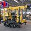 Recommend rubber belt track water well drilling machine /diesel engine 130m hydraulic core drilling rig high quality