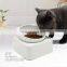 Non-skip Pets Feeder Bowl Magnetic Multi-angle Adjustable Bevel Cat Dog Bowl Neck Protection