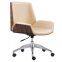 Modern home swivel office chair with seat height adjustable 5 star wheels chair